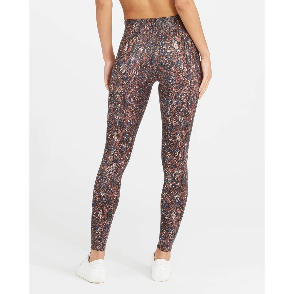 Spanx Faux Leather Snake Shine Leggings